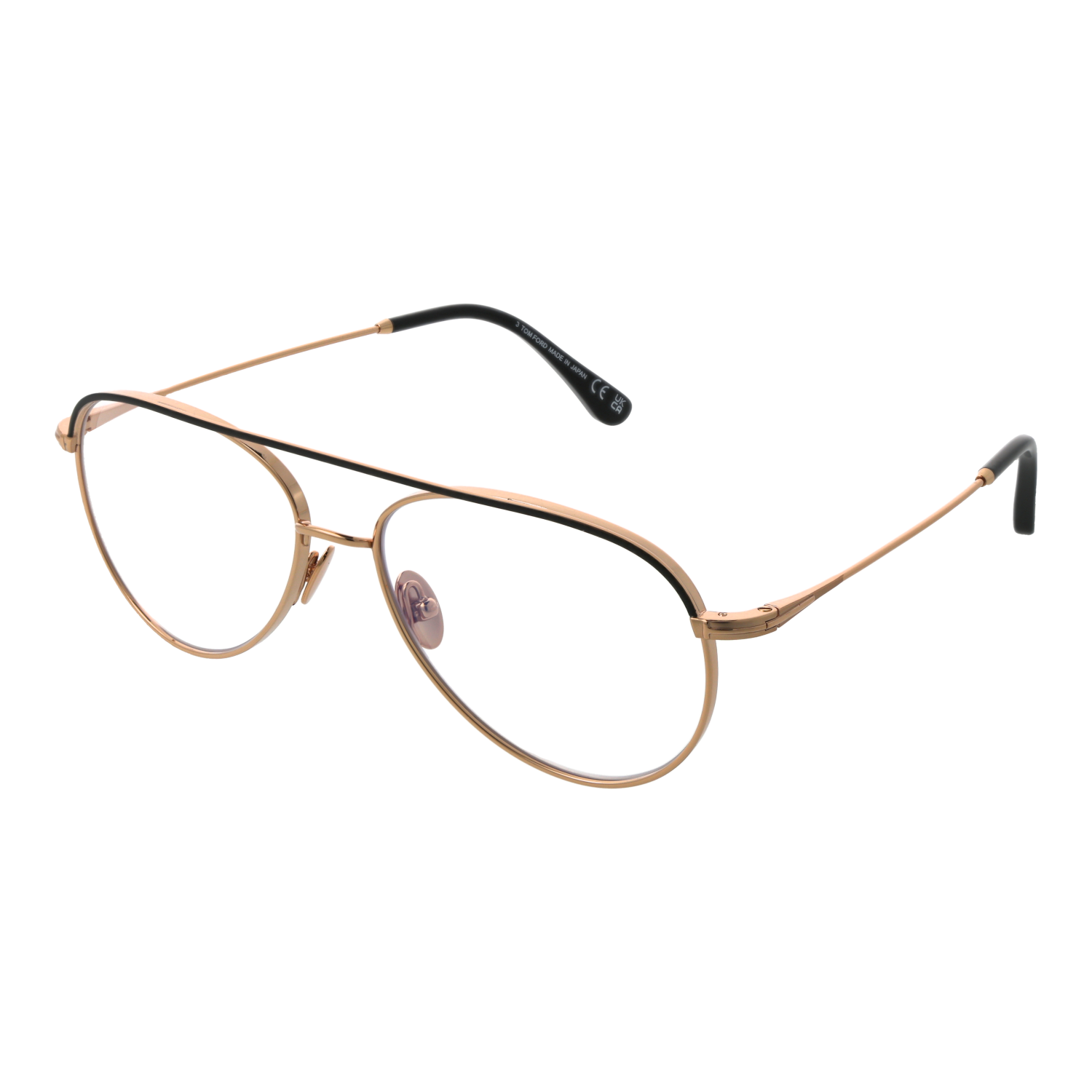 Tom Ford Optical Frame FT5693-B 030 57 Titanium & Blue Filter